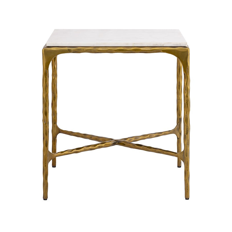 Elk Signature Seville Forged Accent Table, Antique Brass