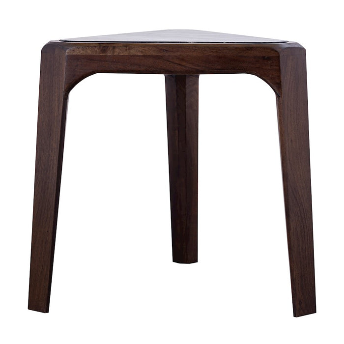 Elk Signature Treble Accent Table, Walnut