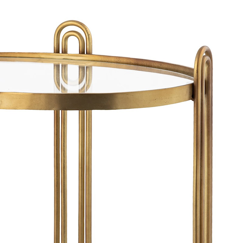 Elk Signature Arch Accent Table, Gold