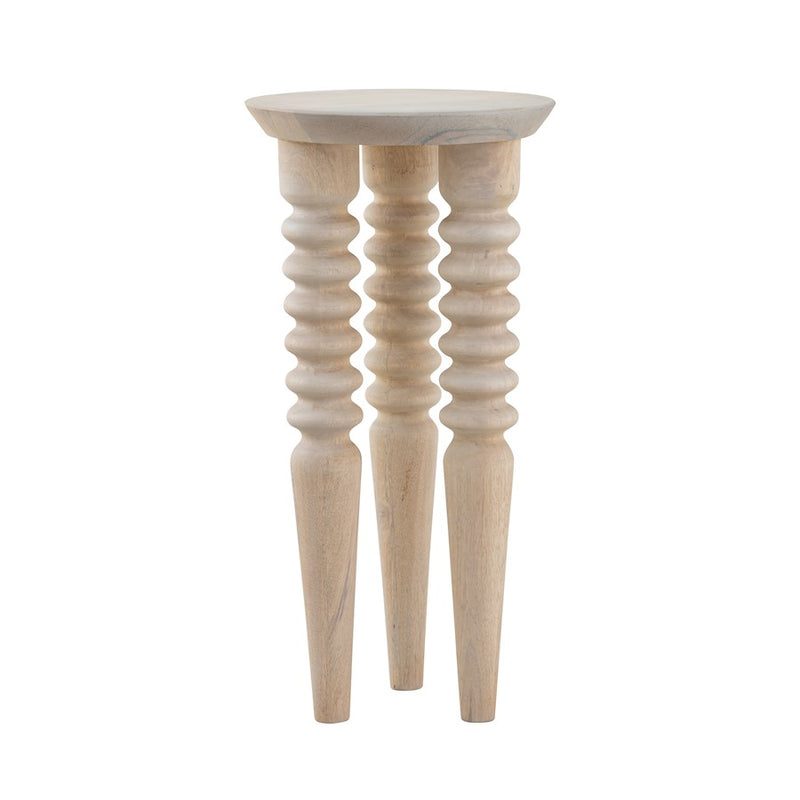 Elk Signature Ginny Accent Table, White