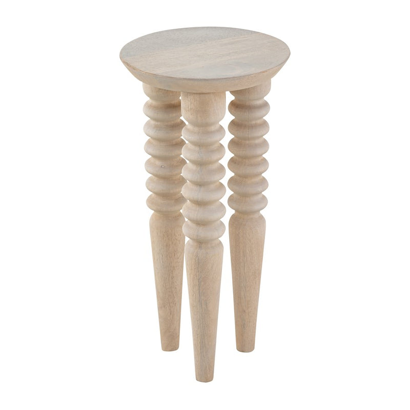 Elk Signature Ginny Accent Table, White