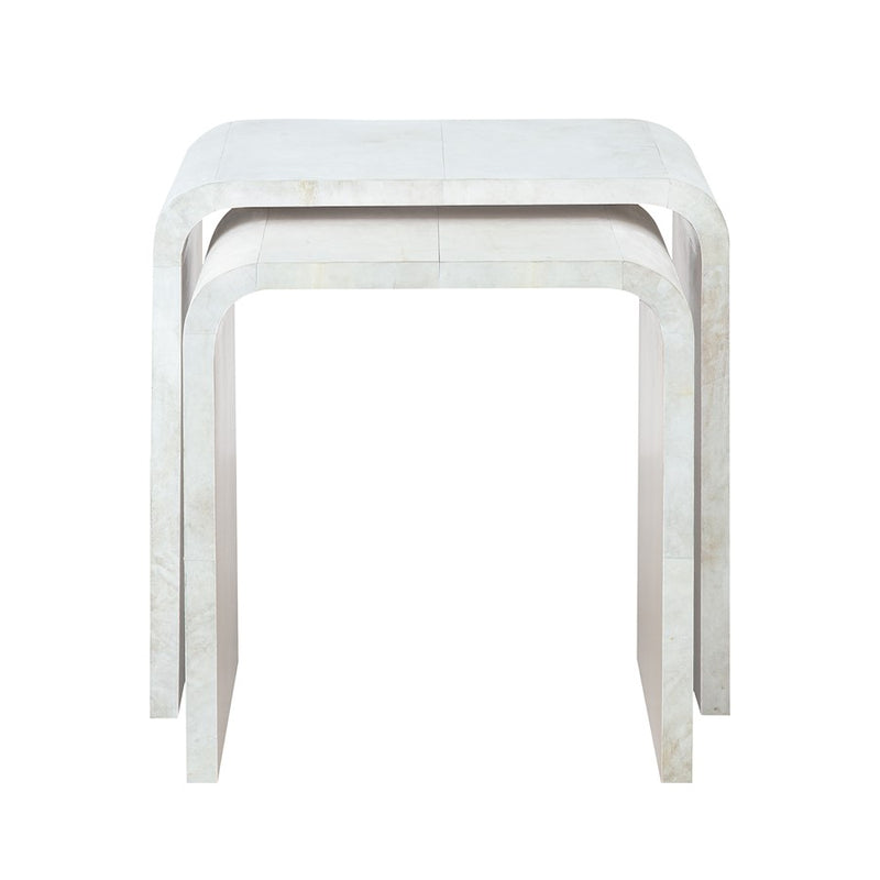 Elk Signature Burton Nesting Table/Set of 2, Parchment