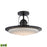 ELK Lighting Montebello 1-Light Semi Flush, Bronze/Opal, LED