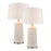 Elk Lighting Penny 32.5'' Table Lamp, Set of 2, White/White
