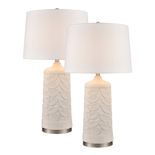 Elk Lighting Penny 32.5'' Table Lamp, Set of 2, White/White