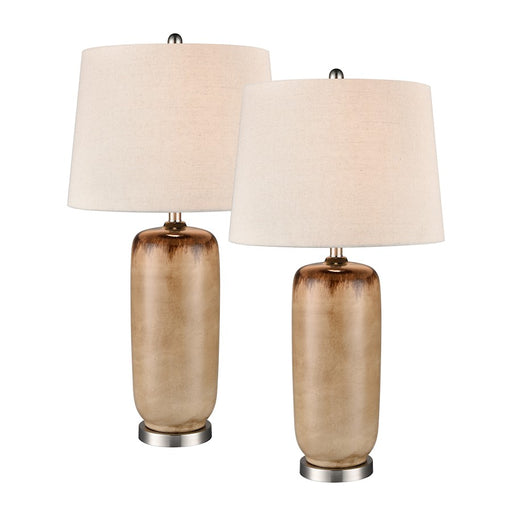 Elk Lighting Bromley 32.5'' Table Lamp, Set of 2, Brown/Brown