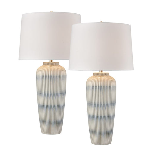 Elk Lighting Palmer 35'' Table Lamp, Set of 2, White/White