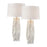 Elk Lighting Parker 37.5'' Table Lamp, Set of 2, White/White