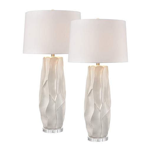 Elk Lighting Parker 37.5'' Table Lamp, Set of 2, White/White