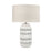 Elk Lighting Calabar 1 Light Table Lamp, Set of 2, White/White