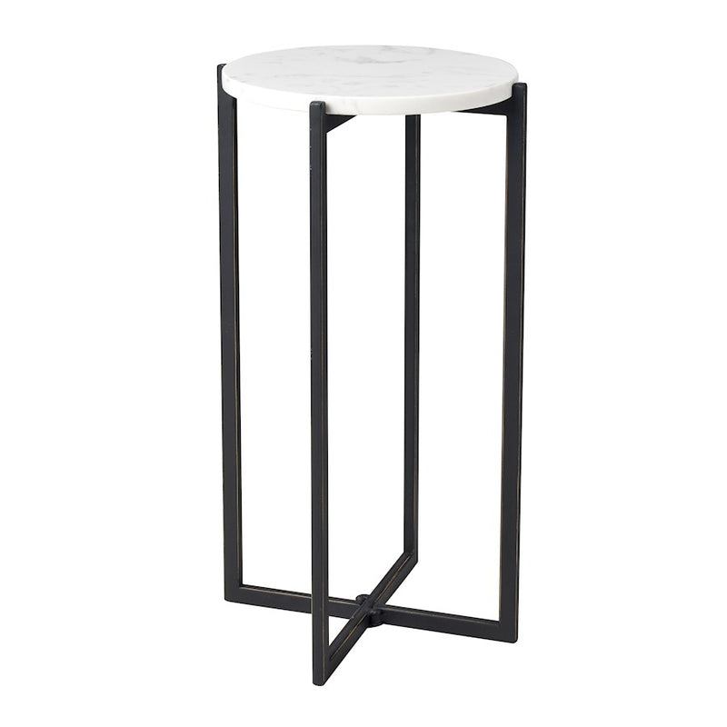 Elk Studio Lanier Accent Table/Round, Black