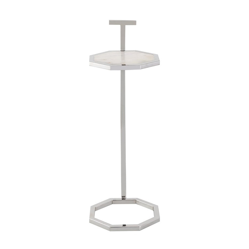 Elk Studio Daro Accent Table, Nickel