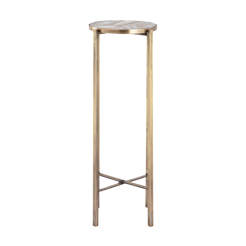 Elk Studio Watkins Accent Table, Antique Brass