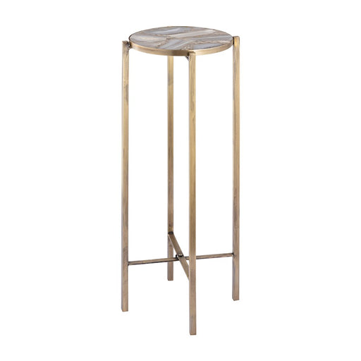 Elk Studio Watkins Accent Table, Antique Brass