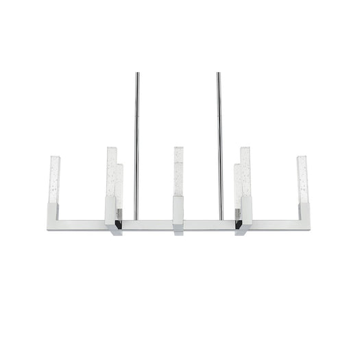 Elegant Lighting Noemi 8 Light 42" LED Pendant, Chrome/Clear