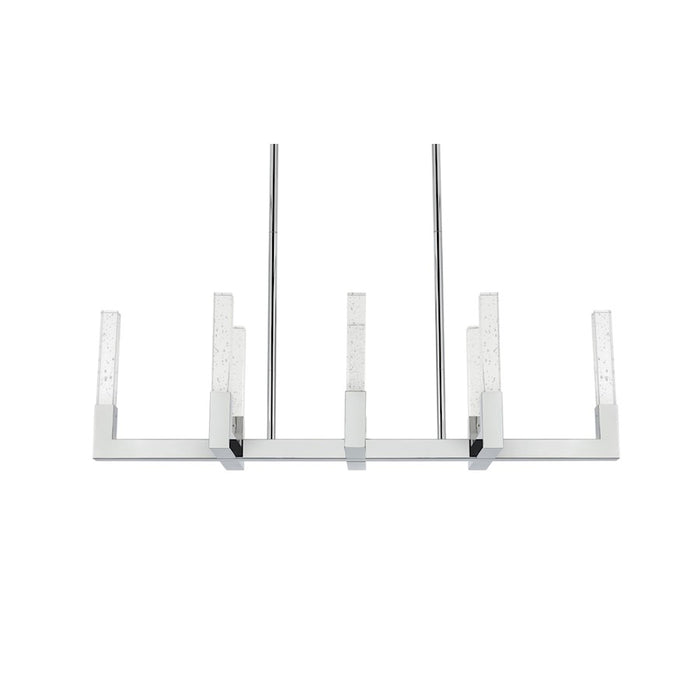 Elegant Lighting Noemi 8 Light 42" LED Pendant, Chrome/Clear