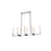 Elegant Lighting Noemi 8 Light 42" LED Pendant, Chrome/Clear