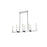 Elegant Lighting Noemi 8 Light 42" LED Pendant, Chrome/Clear