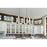 Elegant Lighting Noemi 8 Light 42" LED Pendant, Chrome/Clear