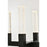 Elegant Lighting Noemi 10 Light 48" LED Pendant, Black/Clear