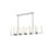 Elegant Lighting Noemi 12 Light 54" LED Pendant, Chrome/Clear
