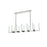 Elegant Lighting Noemi 12 Light 54" LED Pendant, Chrome/Clear