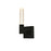 Elegant Lighting Noemi 1 Light 6" LED Wall Sconce, Black/Clear