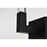 Elegant Lighting Noemi 1 Light 6" LED Wall Sconce, Black/Clear