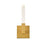 Elegant Lighting Noemi 1 Light 6" LED Wall Sconce, Satin Gold/Clear