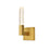 Elegant Lighting Noemi 1 Light 6" LED Wall Sconce, Satin Gold/Clear