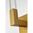Elegant Lighting Noemi 1 Light 6" LED Wall Sconce, Satin Gold/Clear