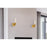 Elegant Lighting Noemi 1 Light 6" LED Wall Sconce, Satin Gold/Clear