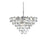 Elegant Lighting Adaline 11 Light 24" Chandelier, Chrome/Clear