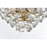Elegant Lighting Adaline 11 Light 20" Chandelier, Satin Gold/Clear