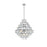 Elegant Lighting Adaline 15 Light 24" Chandelier, Chrome/Clear - 1050G24C