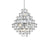 Elegant Lighting Adaline 15 Light 24" Chandelier, Chrome/Clear