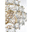 Elegant Lighting Adaline 15 Light 24" Chandelier, Satin Gold/Clear