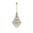 Elegant Lighting Adaline 38 Light 36" Chandelier, Satin Gold/Clear - 1050G36SG