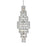 Elegant Lighting Adaline 26 Light 24" Chandelier, Chrome/Clear