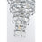 Elegant Lighting Adaline 26 Light 24" Chandelier, Chrome/Clear