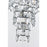 Elegant Lighting Adaline 41 Light 30" Chandelier, Chrome/Clear