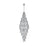 Elegant Lighting Adaline 41 Light 30" Chandelier, Chrome/Clear