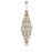 Elegant Lighting Adaline 41 Light 30" Chandelier, Satin Gold/Clear - 1050SR30SG