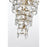 Elegant Lighting Adaline 41 Light 30" Chandelier, Satin Gold/Clear