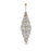 Elegant Lighting Adaline 41 Light 30" Chandelier, Satin Gold/Clear