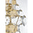 Elegant Lighting Adaline 4 Light 18" Wall Sconce, Satin Gold/Clear