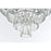 Elegant Lighting Josephine 10 Light 20" Chandelier, Chrome/Clear