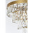 Elegant Lighting Josephine 10 Light 20" Chandelier, Satin Gold/Clear