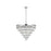 Elegant Lighting Josephine 13 Light 27.5" Chandelier, Chrome/Clear - 1060D27C