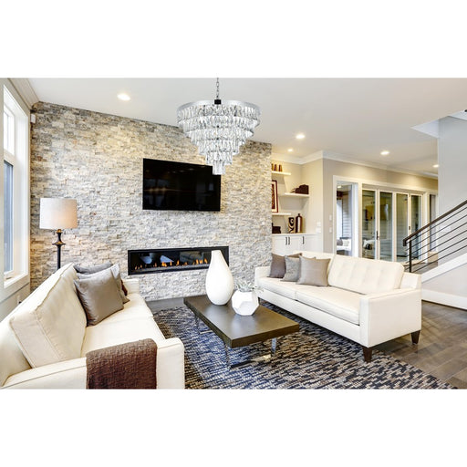 Elegant Lighting Josephine 13 Light 27.5" Chandelier, Chrome/Clear